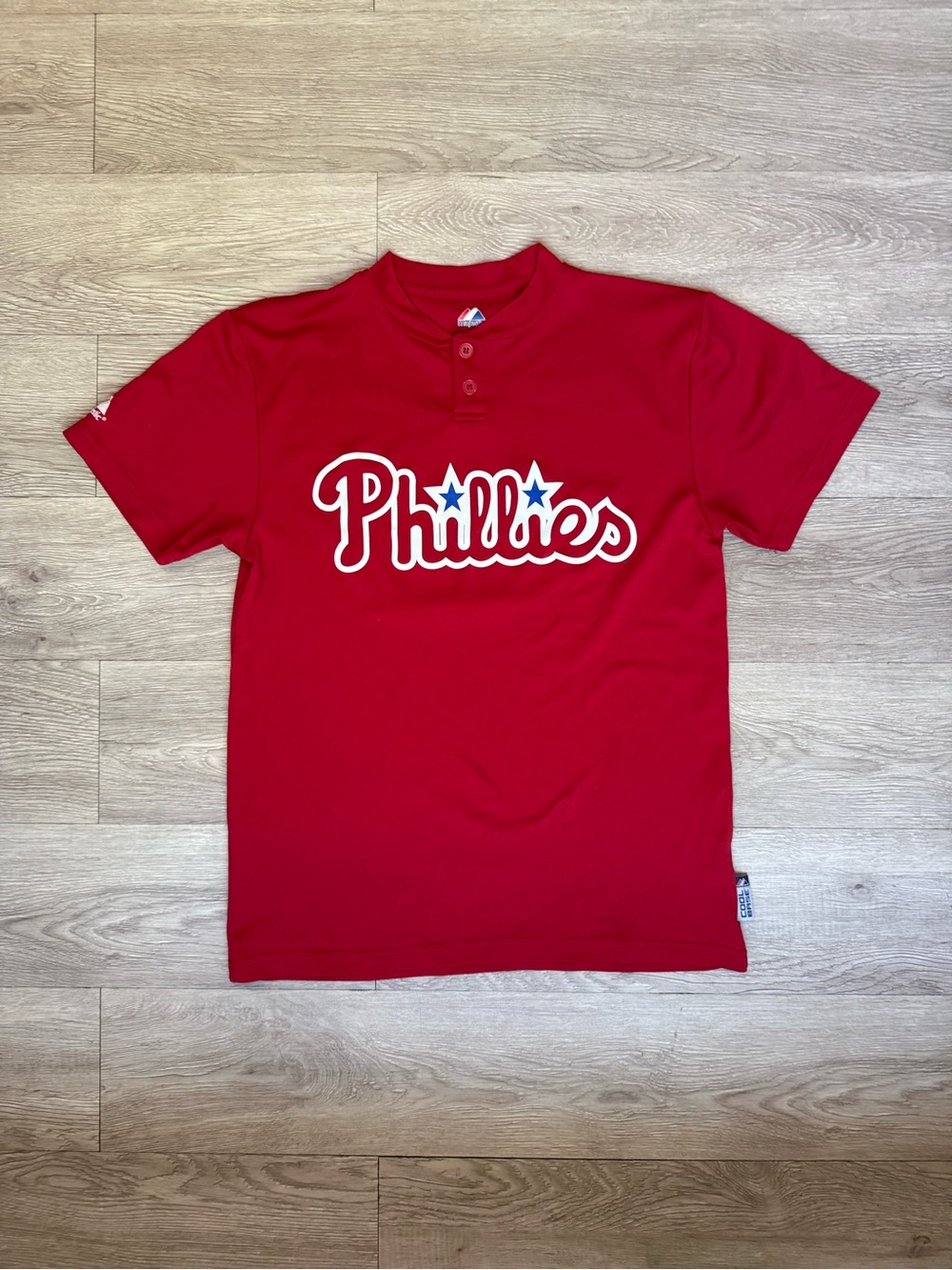 Majestic Philadelphia Phillies Cool Base Jersey Youth XL Red MLB #11